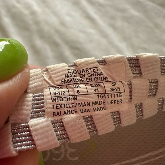 Easy Spirit 360 Silver/Gray Woven Sandals Size 9.5 W Esquartet - Picture 10 of 10